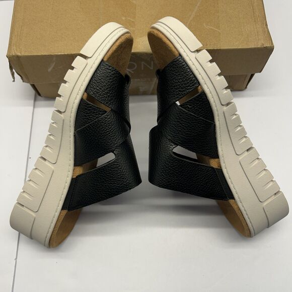 Vionic Uptown Sunset Wedge Slide Sandal Platform Non-Slip Sole Leather SZ 9 NEW - Picture 5 of 8